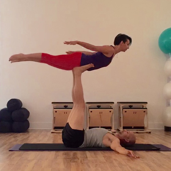 Free bird. Acroyoga requires an incredible amount of shradda and aparigraha. Having unshakeable faith in your partner and yourself and letting go of fear is what makes your soar.
